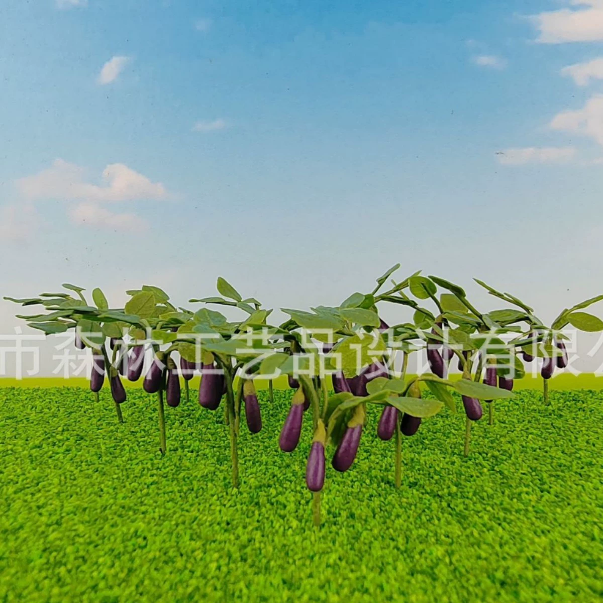 Миниатюрные глиняные цветы, миниатюрные цветочные куклы, реалистичные высококачественные баклажаны, высококачественная кукуруза, тыквы, огурцы.