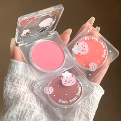 Pinkcoco雲柔微酔単色頬紅自然マット裸化粧日常白色粉オレンジ系平価頬紅