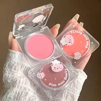 Pinkcoco Yunrou слегка нежный монохромный румянец натуральный матовый обнаженный макияж Ежедневный белый розовый оранжевый дешевый румянец