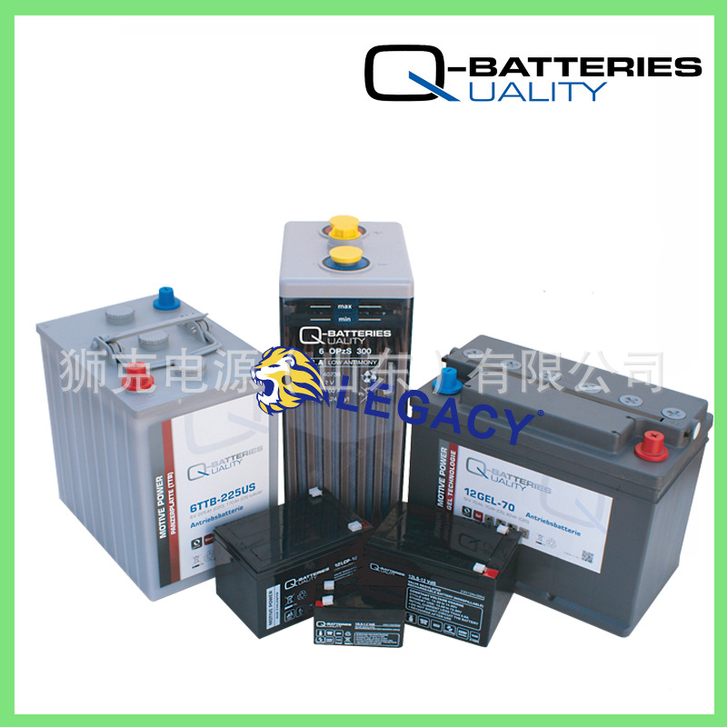 德国Q-BATTERIES蓄电池12SEM-135升降机海洋船舶电瓶