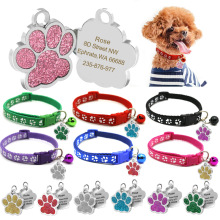 Dog Collar For Dog Custom Tag With Bells Address Tags Dogs跨