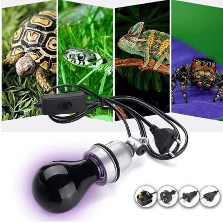 Керамический нагревательный светильник для рептилий, зоопарк, держатель для лампочки и держатель для выключателя света