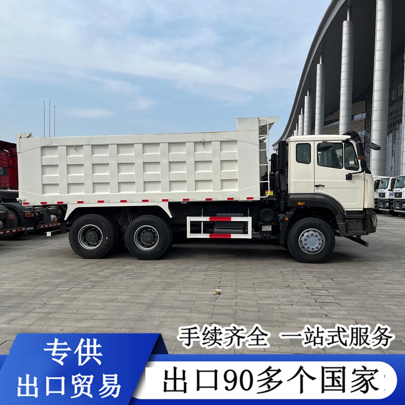 Used Eight-Wheel Shaanqi Delong Dump Truck, Export Model 6X4, Earthmoving Truck, National Standard Three, Emission Standard Two, Engineering Dump Truck