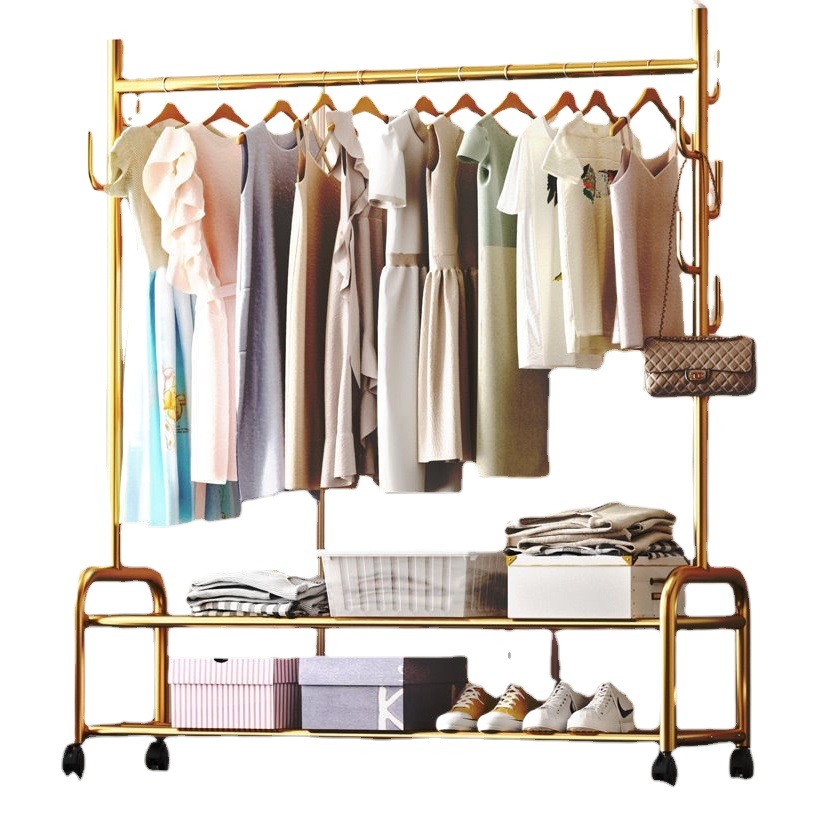 Perchero Plegable para Ropa, de Pie, para Balcón o Dormitorio