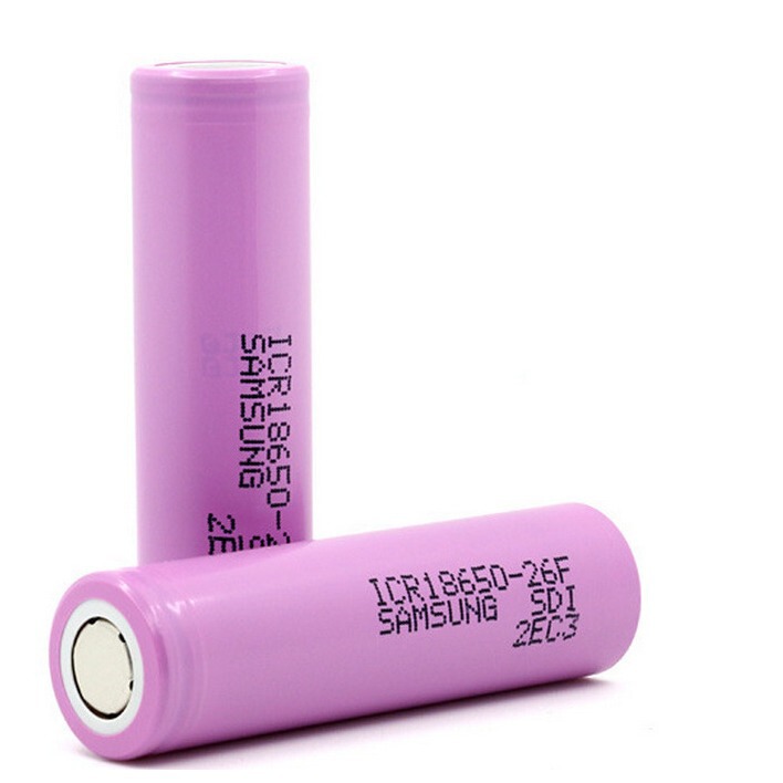 Lithium Battery Samsung 18650 Lithium Battery 26F 3.7V2600Mah Large Capacity Rechargeable Flashlight Battery
