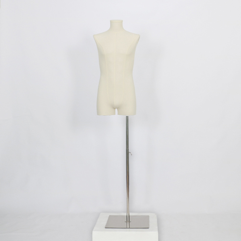 Tienda de ropa de moda marca de hombres modelo apoyos medio cuerpo de la ventana soporte de exhibición de cuerpo completo falso muñeca de los hombres