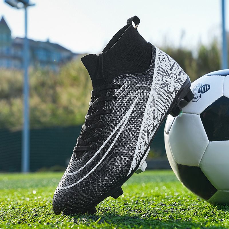 Otoño Bingbird fábrica directa zapatos de fútbol de clavos cortos de alta altura zapatos de entrenamiento transpirables para hombres y mujeres Fútbol