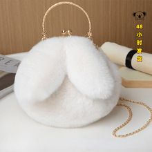 M 95491 Fur Shoulder Bag Chain Phone Bag ë�q�μ��֙C��