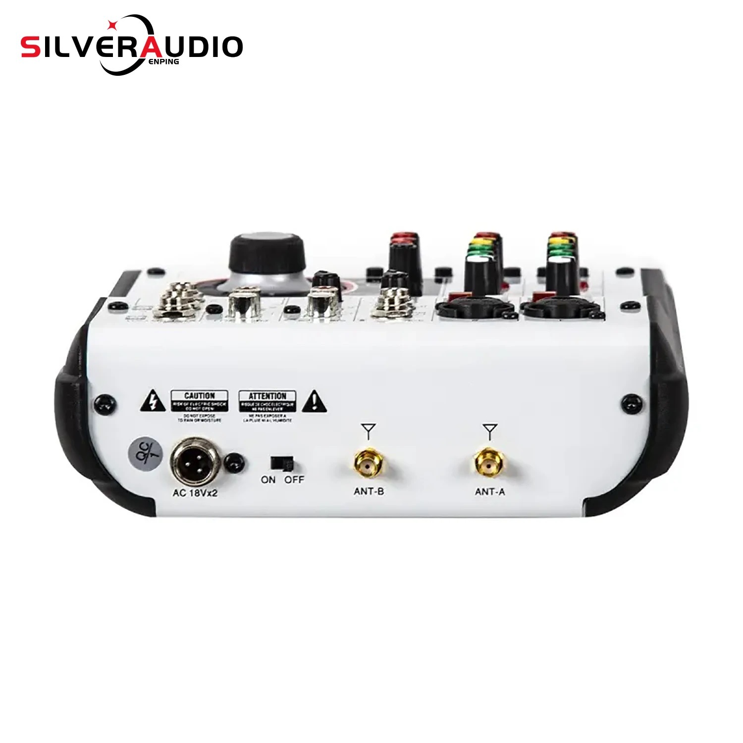 (2개) GAX-G06 미니 4 웨이 핸드 헬드 믹서 다기능 블루투스 USB 트레몰로 휴대 전화 컴퓨터 녹음 노래방