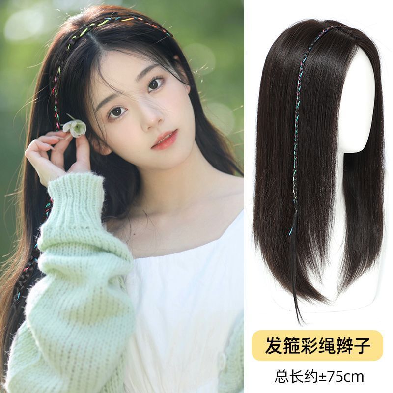 Banda para el cabello diadema Internet celebridad cuerda de color trenza sucia forma de cabello trenzado invisible banda para el cabello sin costuras accesorios para el cabello estilo étnico tocado