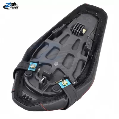 and comfortable seat cushion, lowered seat | Motorcycle cushion - rear-seat-cushion-black-original-seat-height