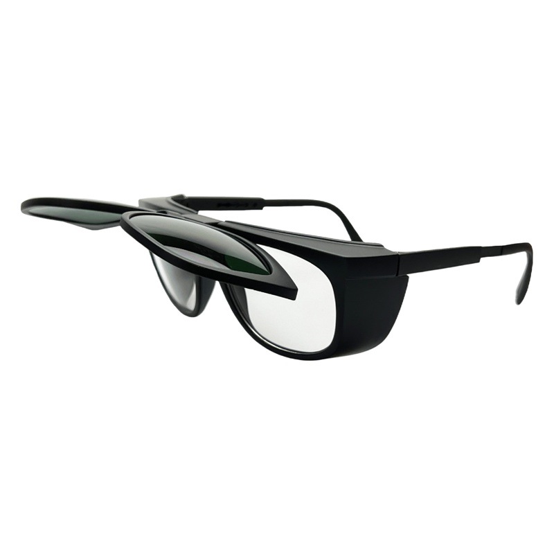Flip Welding Glasses Welder Sunglasses Welding Argon Arc Welding Strong Light Anti-Uv Laser Uv Lens Goggles