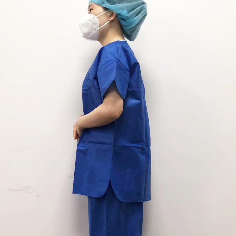 洗手服厂家货源一次性透气舒适防水隔离隔离衣无纺防护防尘