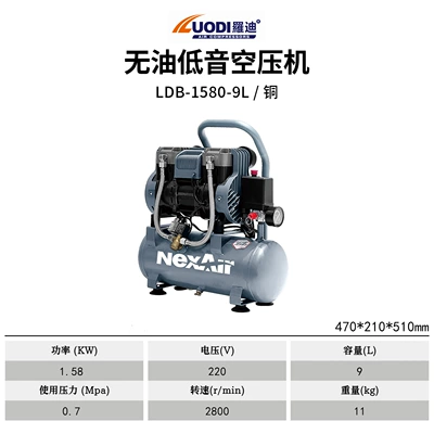 Compressor Small 220V Portable — Hava kompressorları - ldyb-1580-9l-220v
