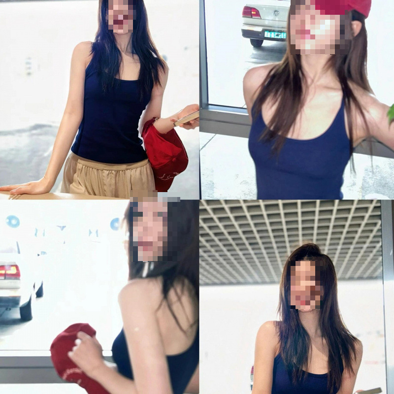 吊带背心女夏季打底内搭带胸垫外穿工字挂脖露背无袖运动美背上衣|undefined