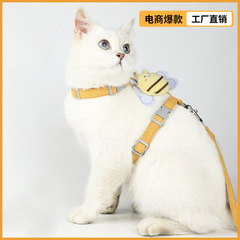 小蜂猫牽引縄工字型は、外に出て猫を散歩するのを防ぎます。