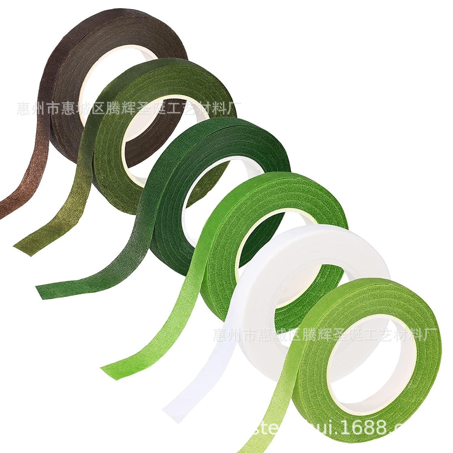 绿色胶布 绿色diy手工胶带  花艺胶带丝网花丝袜花手工花包装材料