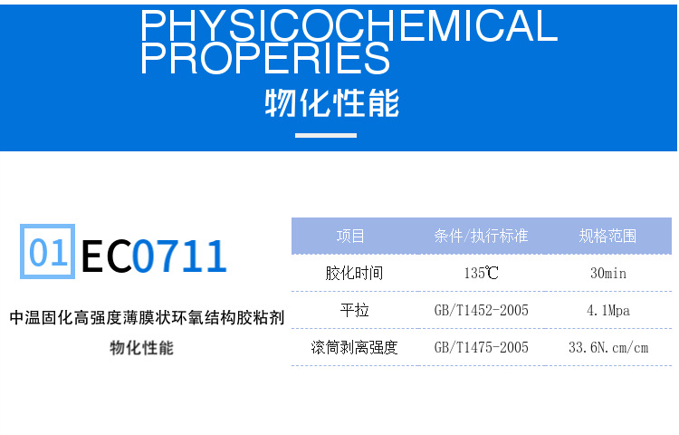 环氧胶膜EC0711金属与非金属材质三明治结构粘接用环氧结构胶膜-阿里巴巴