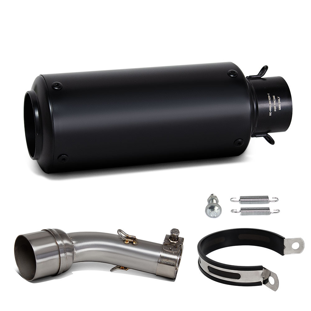 Suitable for Motorcycle Modified Exhaust Pipe R3 Stainless Steel Middle Section Sc Scorpion Barrel Tail Section 15-24 Years