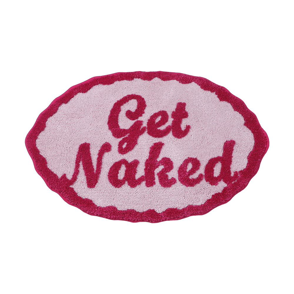 Inglés jacquard letras absorbente alfombra del piso casa puerta Mat hogar flocado piso Mat baño absorbente antideslizante alfombra de baño