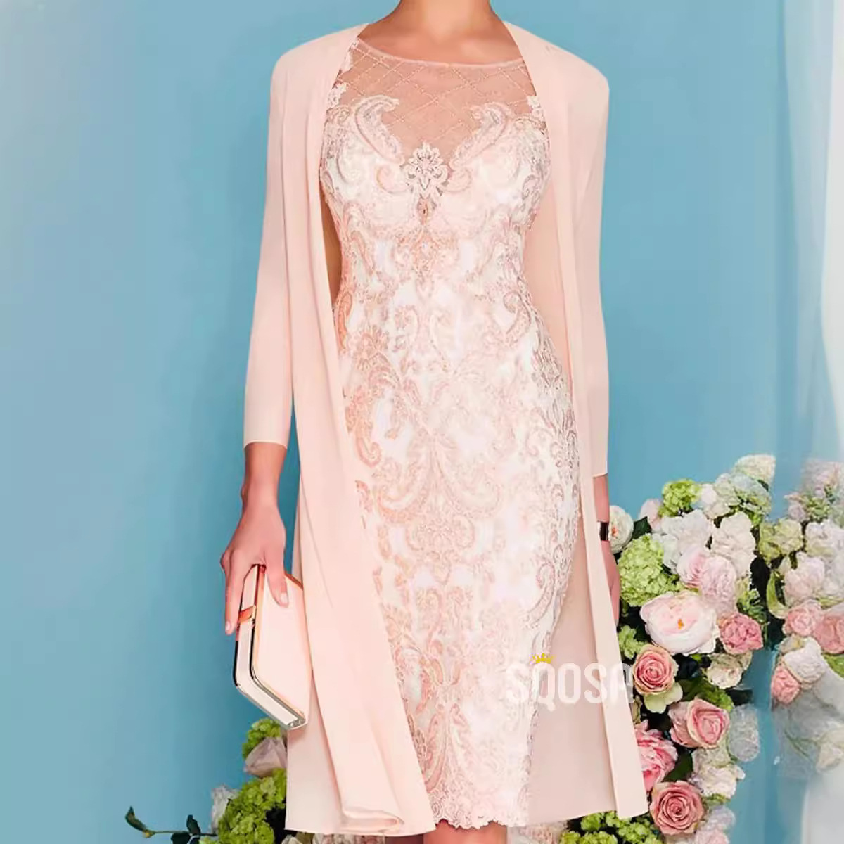 European and American Sexy Deep V Lace Fishtail Long Dress Gown Goddess Grade Trailing Slim-Fit Drop Dress