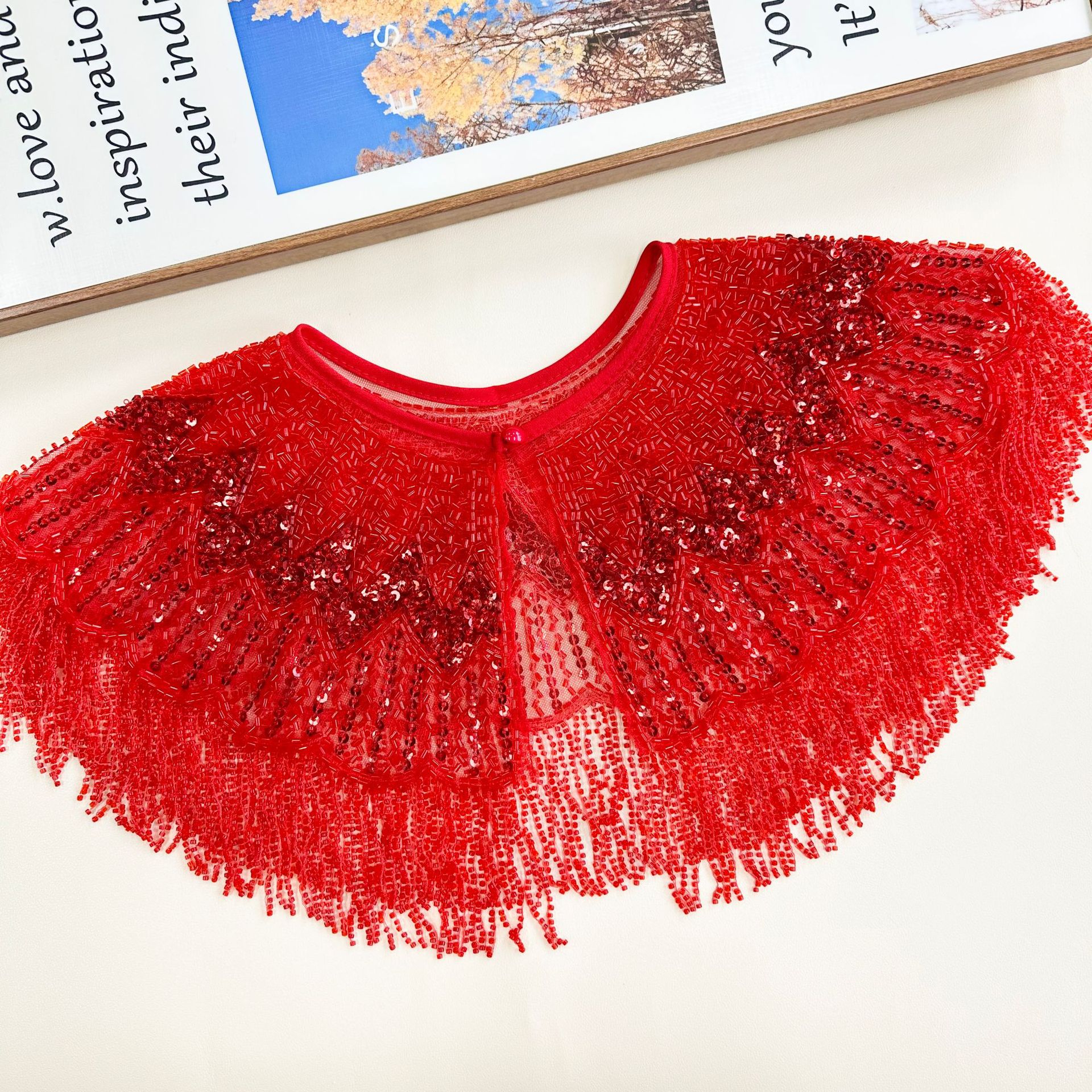 Verano de la República de China encaje plateado perspectiva camisa de manga corta de mujer cuello redondo borde de loto camisa decorada al por mayor