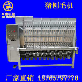 大型整猪脱毛机商用杀羊杀猪打毛机生猪热烫池刨毛机屠宰流水线用