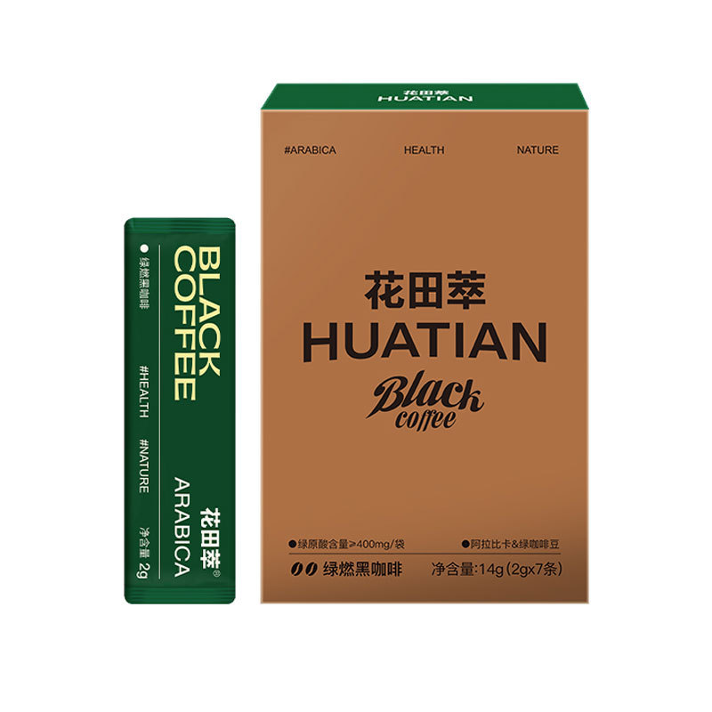 CHALATTE COFFEE Huatian Unroasted Coffee Beans Fresh Mellow Green Black Coffee 14 g/Box CHALATTE COFFEE Huatian Unroasted Coffee Beans Fresh Mellow Green Black Coffee 14 g/Box