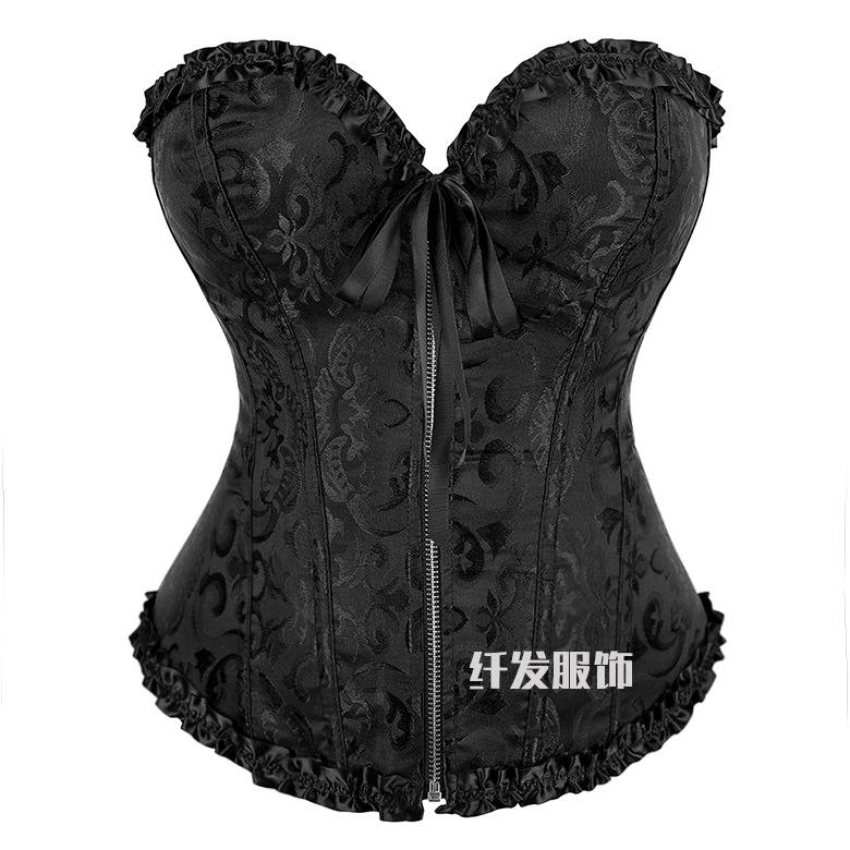 Ropa interior de la boda suministro Comercio exterior vestido novia cremallera cintura chaleco corsé corte europeo y americano vientre contratación