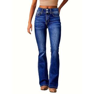 U 89005 Retro Stretch Flared Jeans �͹ŏ���ţ��ѝ ���l