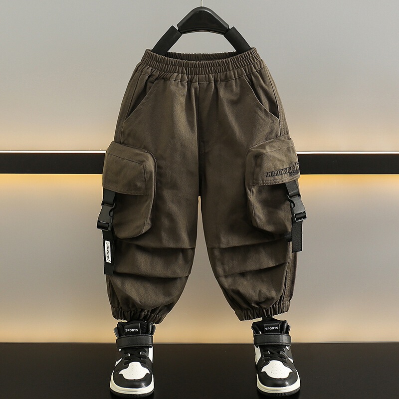 子供服男の子のごろつきのハンサムなズボン|undefined