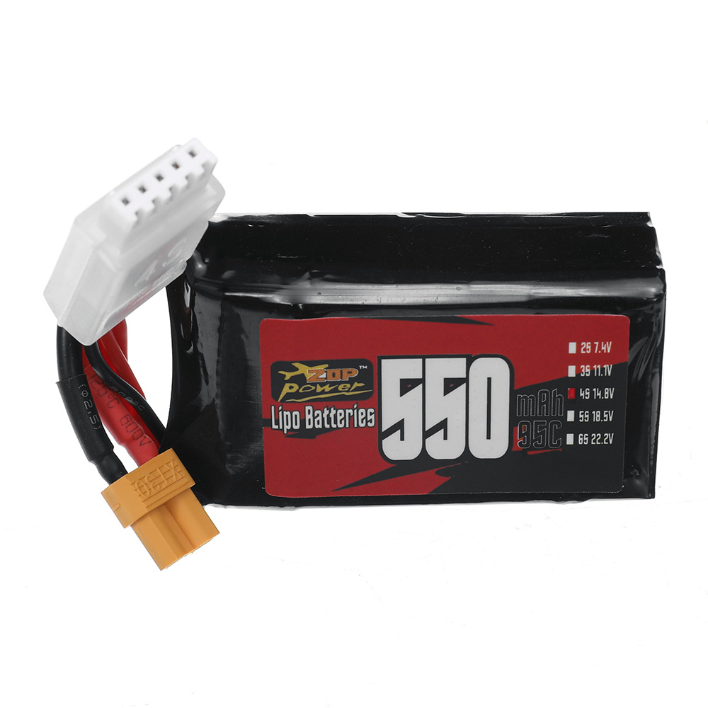 17年ZOP Power厂家直销 14.8V 550mAh 95C高倍率无人机航模电池