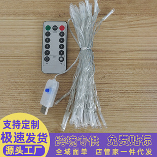 Multifunctional String Light USB Plug Cord USB Plug Copper Wire Light String Accessories Fireworks Shaped Light String Power Supply
