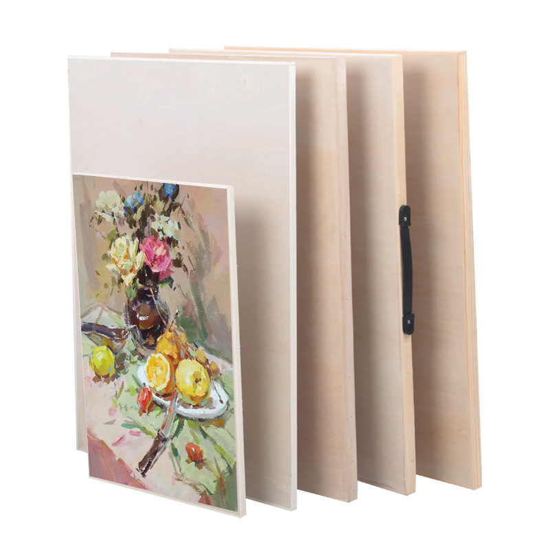 Sketch Drawing Board Easel Sketch suit 4K Wooden Drawing Board 8K Beginner Art suit Four Open Drawing Board