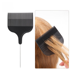 染髮梳髮廊捲髮燙髮焗油梳子理髮店防滑手柄尖尾梳美發工具挑染梳