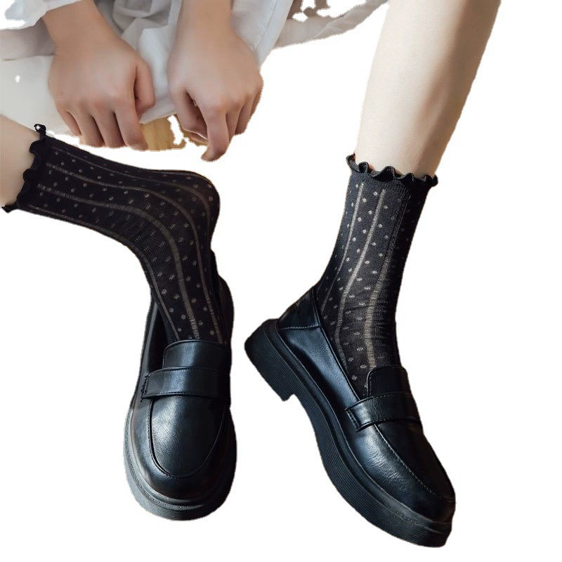 Socks, breathable ultra‑thin antibacterial non‑slip ankle socks, cute patterns, one size