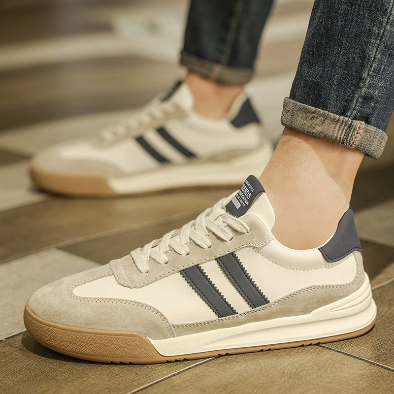 Fashionable sneakers, comfortable universal white shoes, soft sole