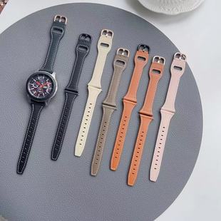 For Huawei GT4Pro2 Women Watch Strap Xiaomi 18/20/22mm Glory Genuine Leather Chanel Style Watch Strap
