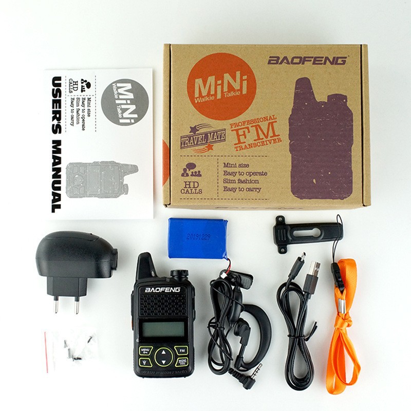 Baofeng baofeng BF-T1 mini inalámbrico Hotel al aire libre carga USB pequeño ventas directas de la fábrica por mayor