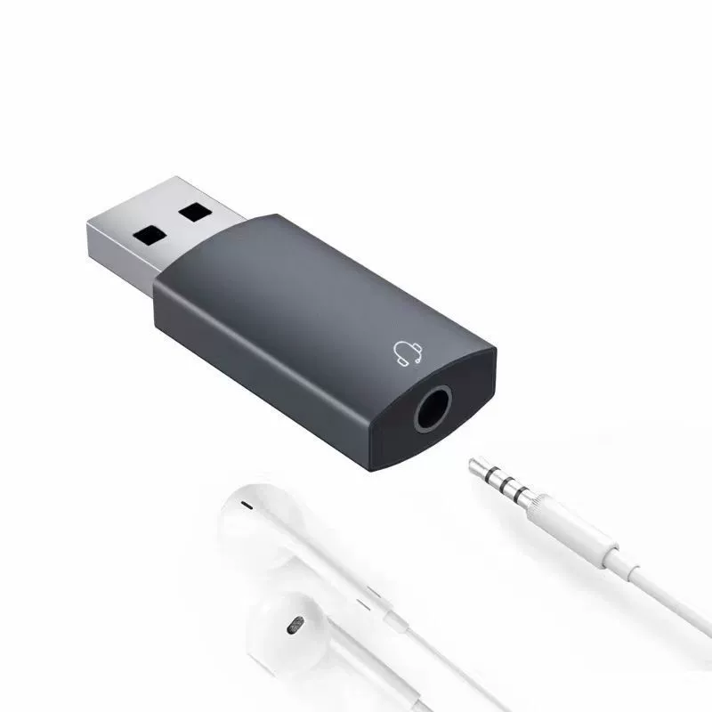 USB-адаптер внешнего звука, Micro-USB/USB‑A на 3,5 мм jack, plug-and-play
