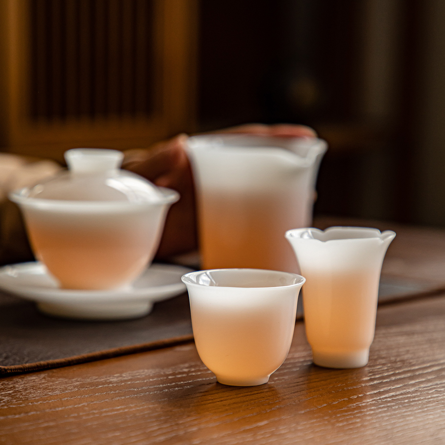 新品璞玉功夫茶杯小杯厂家直销陶瓷主人杯单杯喝茶品茗杯定制logo