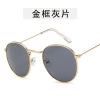 Retro trend sunglasses, fashionable glasses solar-powered, European style