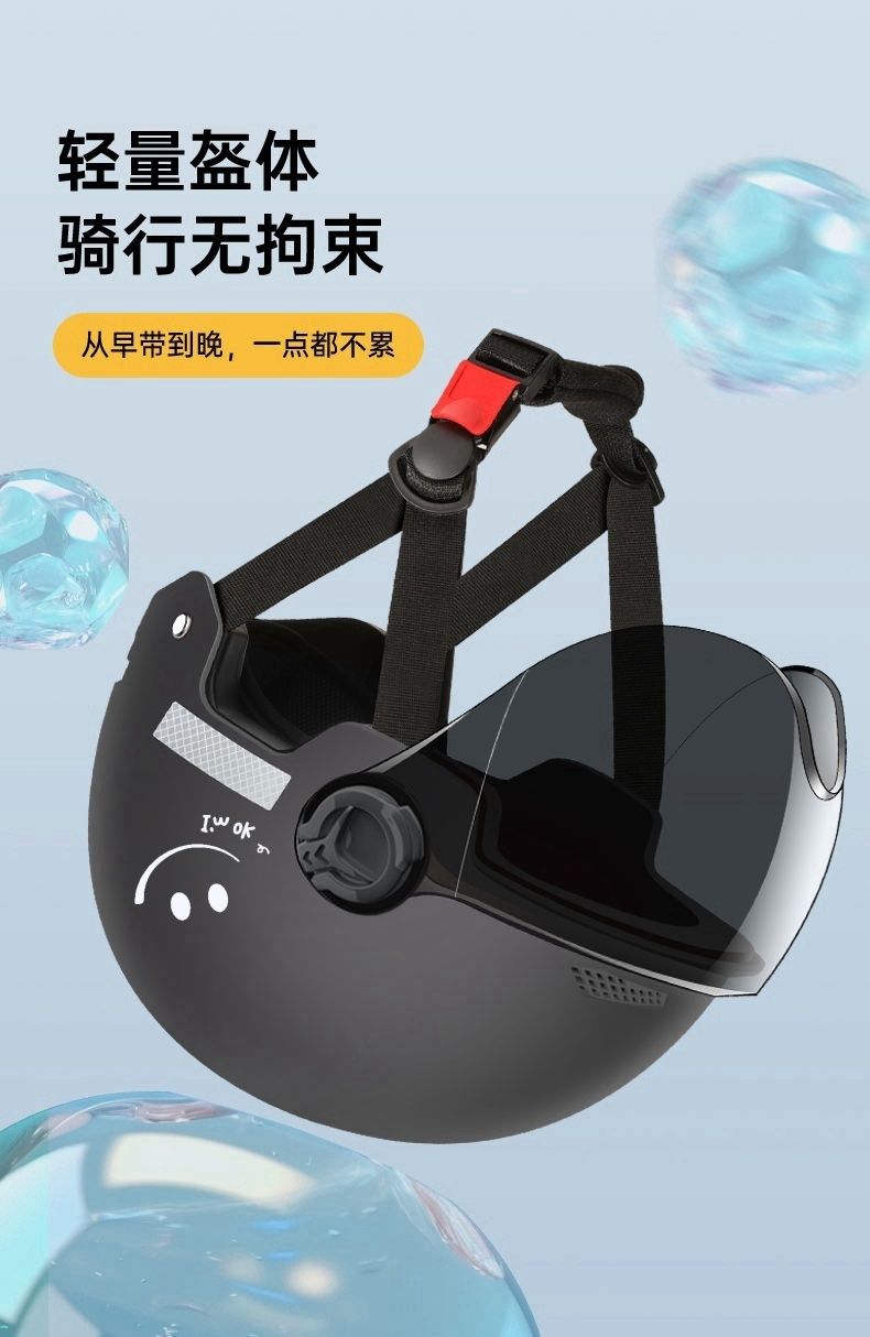 Applicable New National Standard 3C Certified Electric Vehicle Helmet