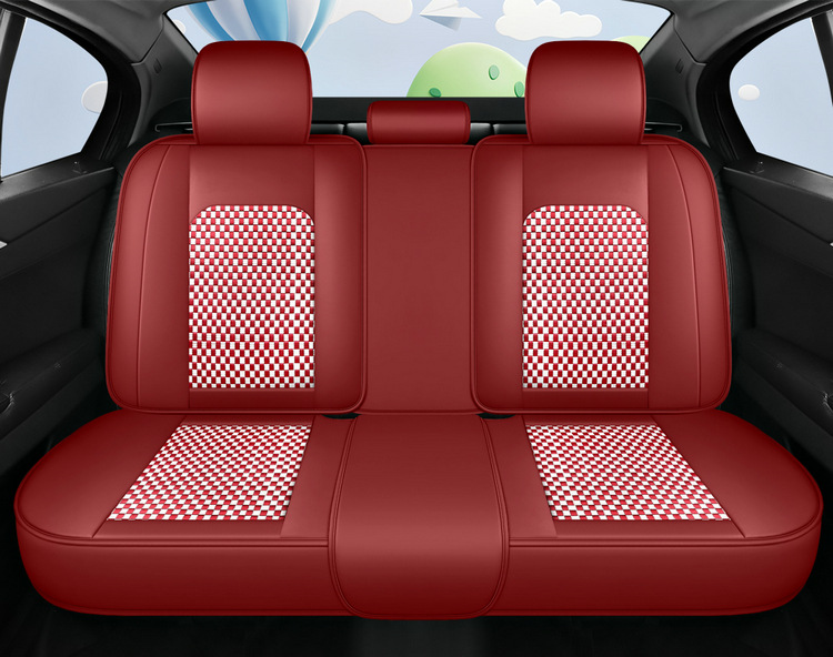 2025 New All-Inclusive Ice Silk Cartoon Four-Season Universal Car Seat Cushion Seat Cover Manufacturer Wholesale