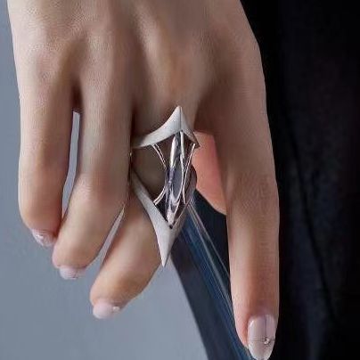 design retro adjustable one size universal ring for men and women