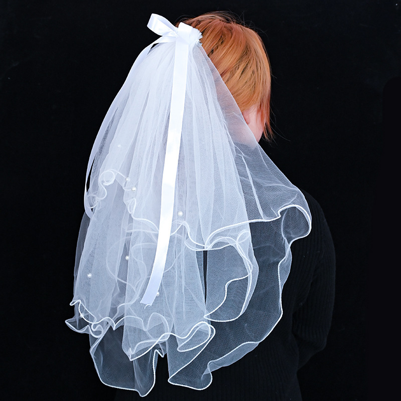 Cross-border Veil Travel Photography Studio Makeup Bride Wedding Female Online Celebrity Photography Props Super Fairy Shake Tone Same Fairy