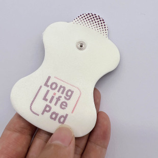 Factory wholesale 6*9 gourd-shaped electrode physiotherapy massage patch medium and low frequency button self-adhesive high-end replacement stickers