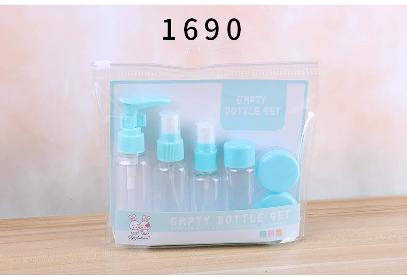 Набор распылителей для путешествий (YI ZHI LIAN) — refillable facial mist & moisturizing kit, портативный набор из 7 предметов