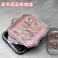 甲の箱の覇膜を着用して透明で厚い甲片を収納します。