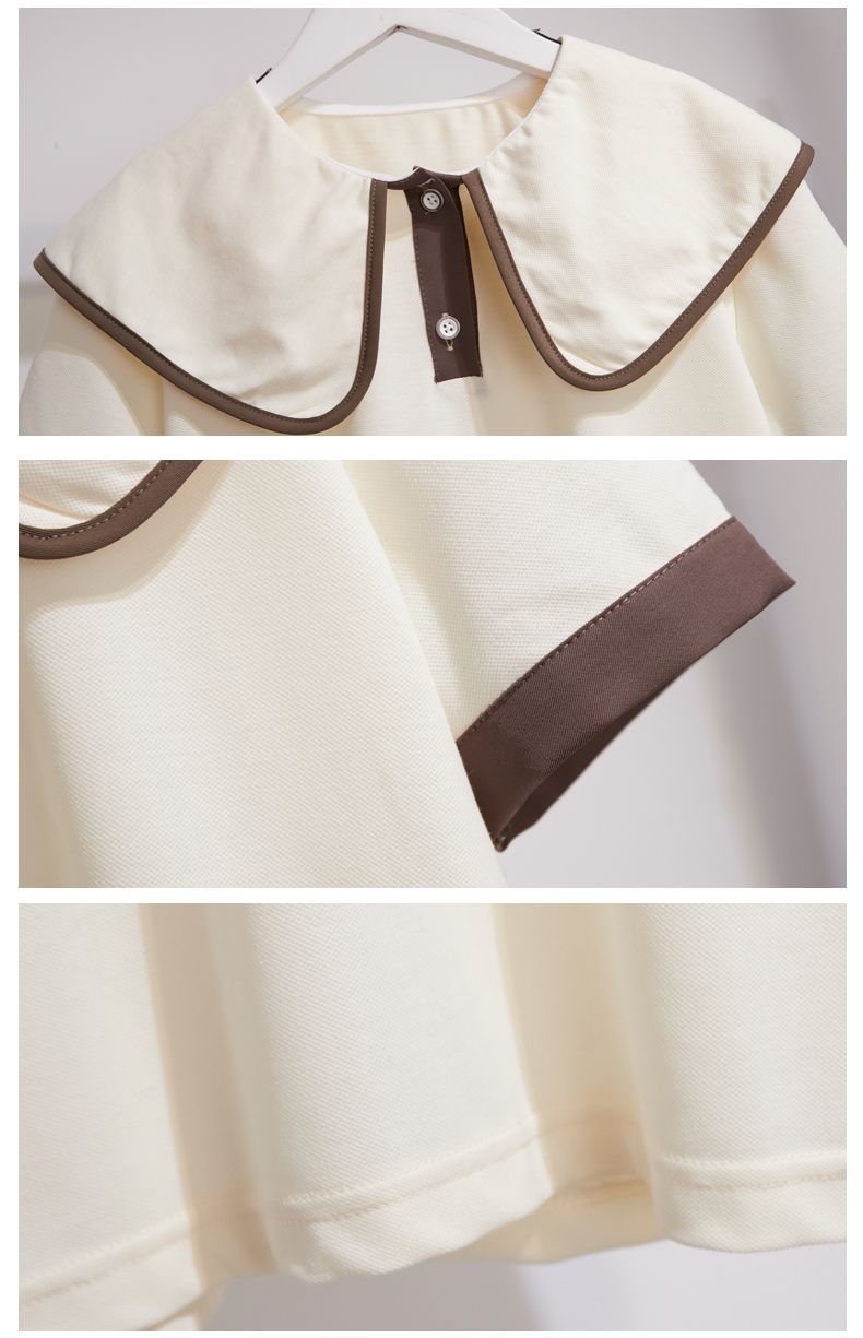 Girls' College Style Two-piece Set For Summer Leisure Outfits_voghion.com